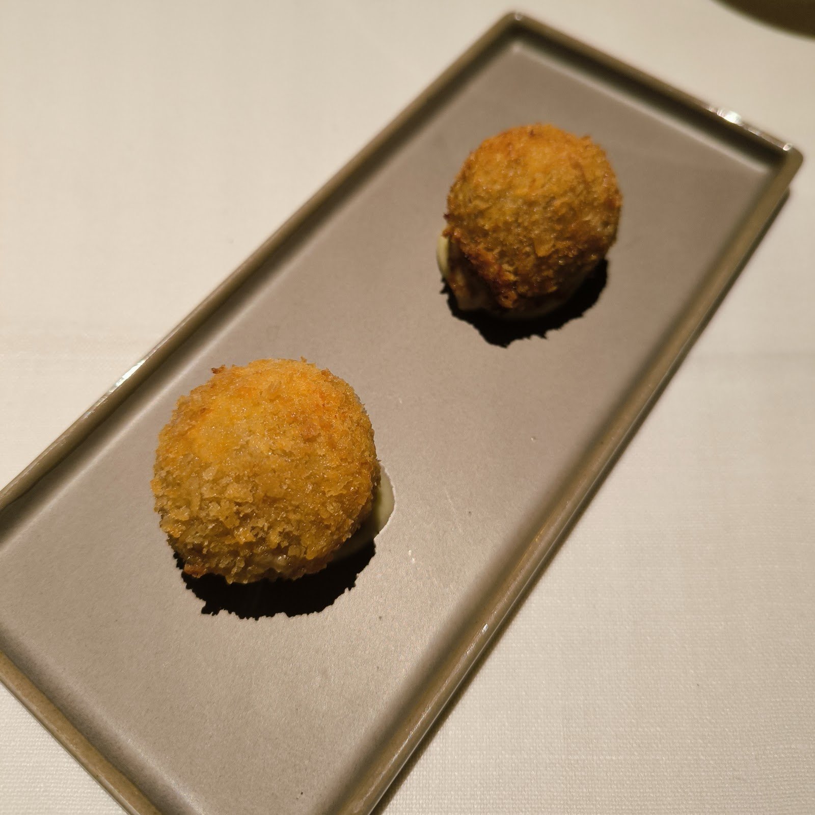 Suckling lamb croquetas