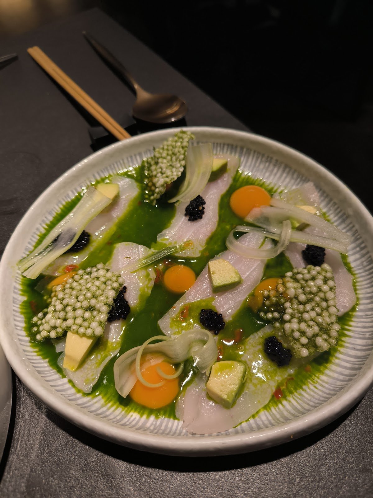 Quispe - Sea bass tiradito