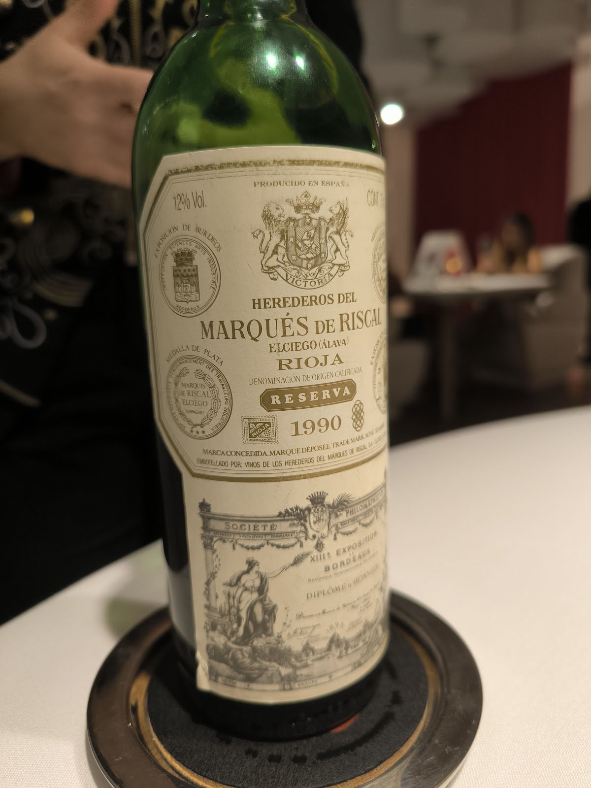 Marques de Riscal Reserva 1990