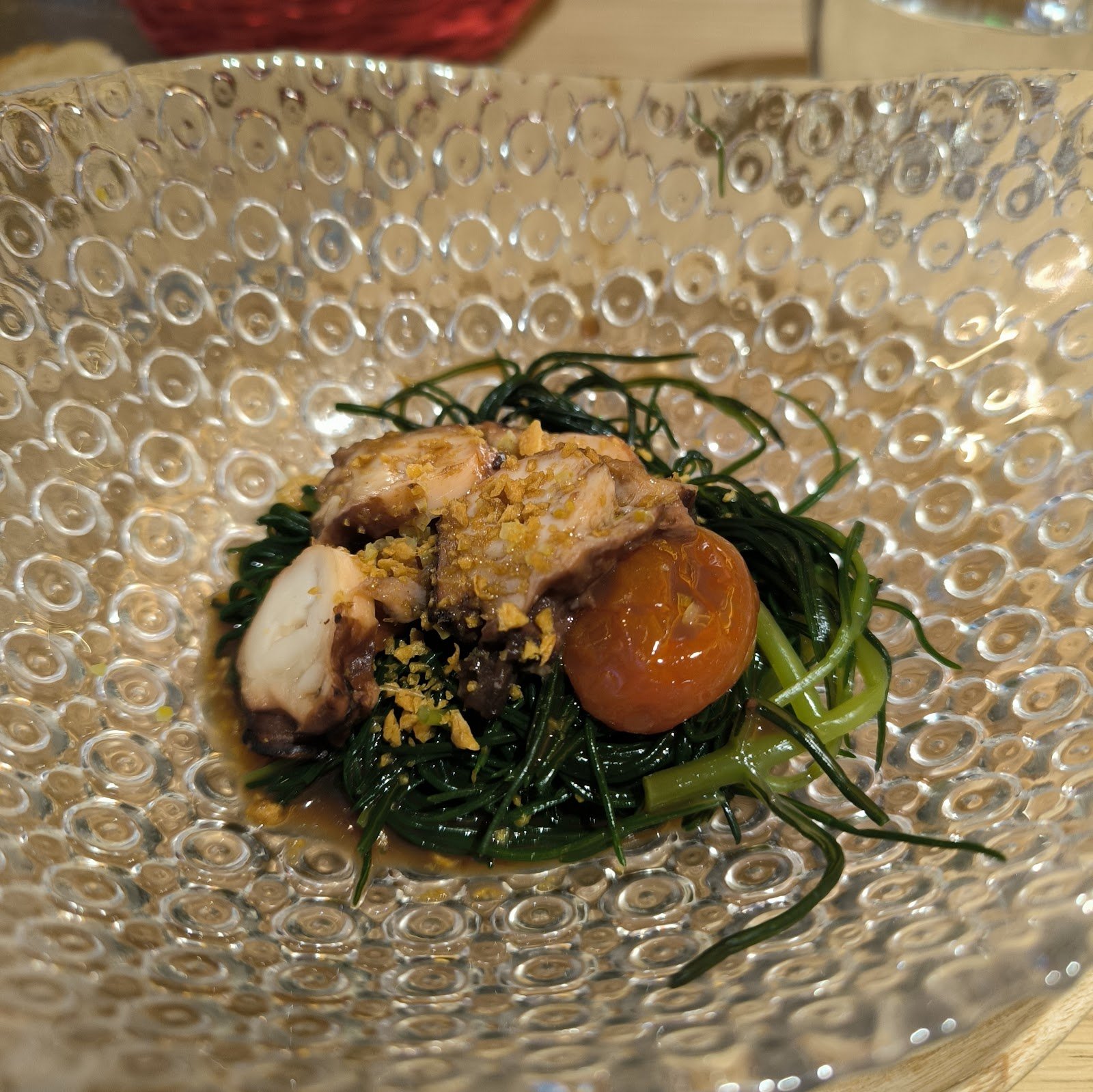 Angelita - Agretti and Octopus salad