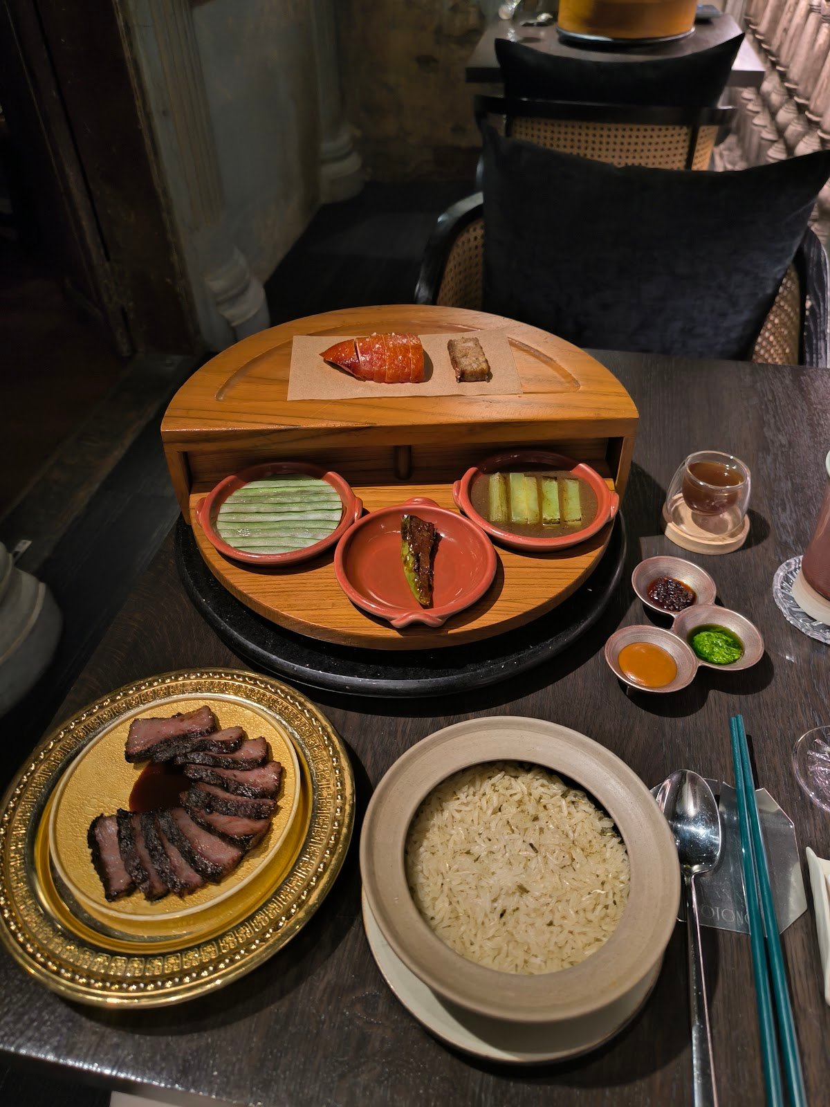 Potong Aged Duck and Char Siu pork
