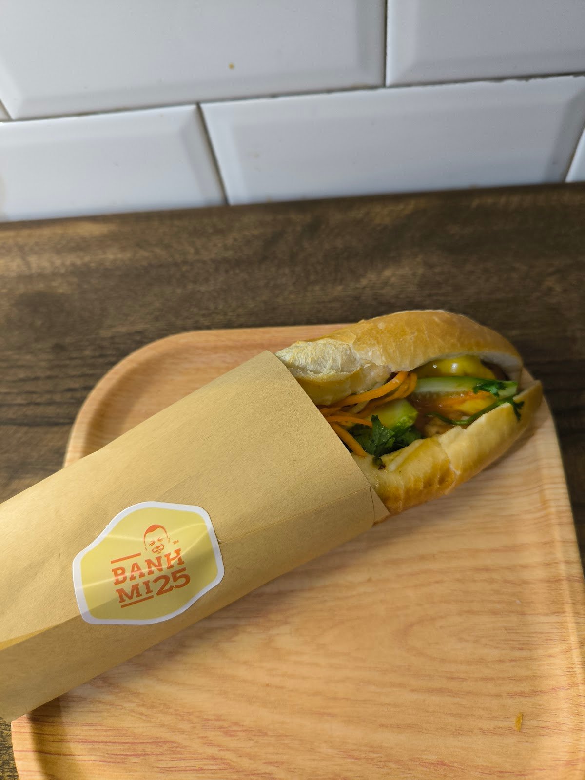 Bahn Mi with chicken and cheese - Bahn Mi 25