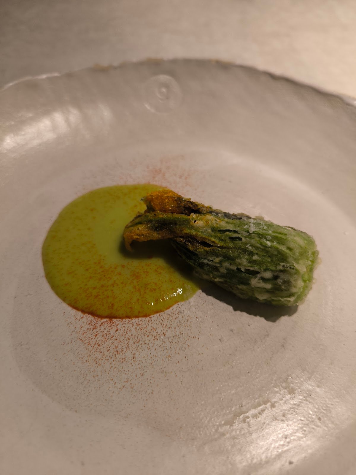 Ugo Chan - Stuffed zucchini flower
