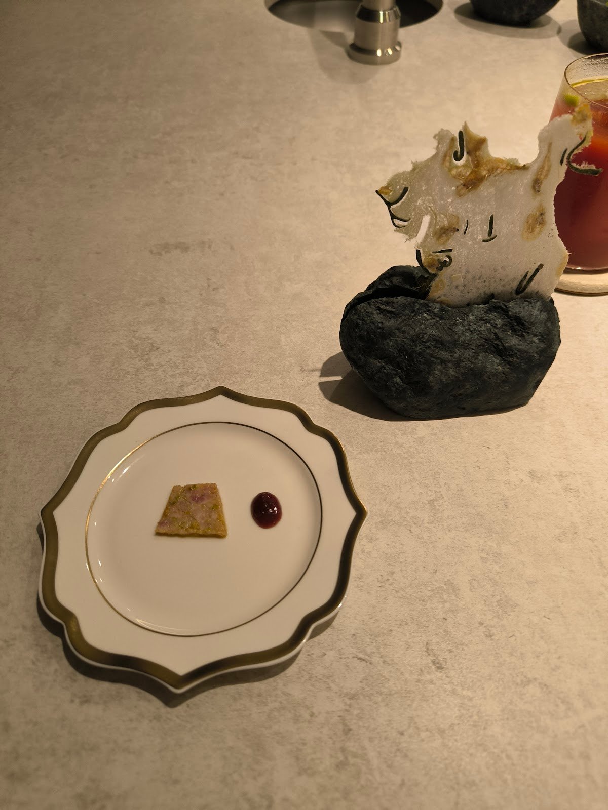 Wafer and pate