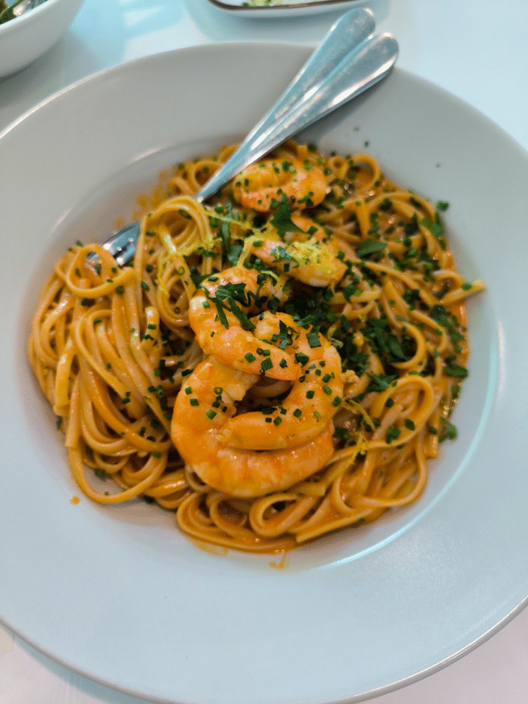 linguine with shrimp