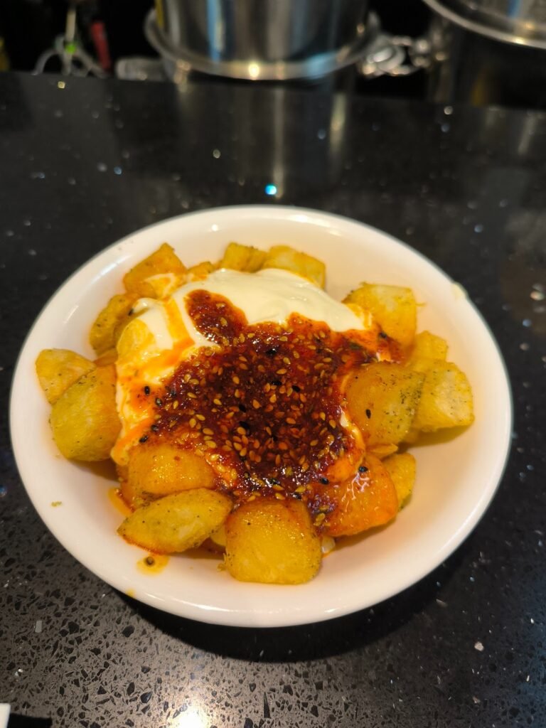 Patatas Bravas at Chez Pepito