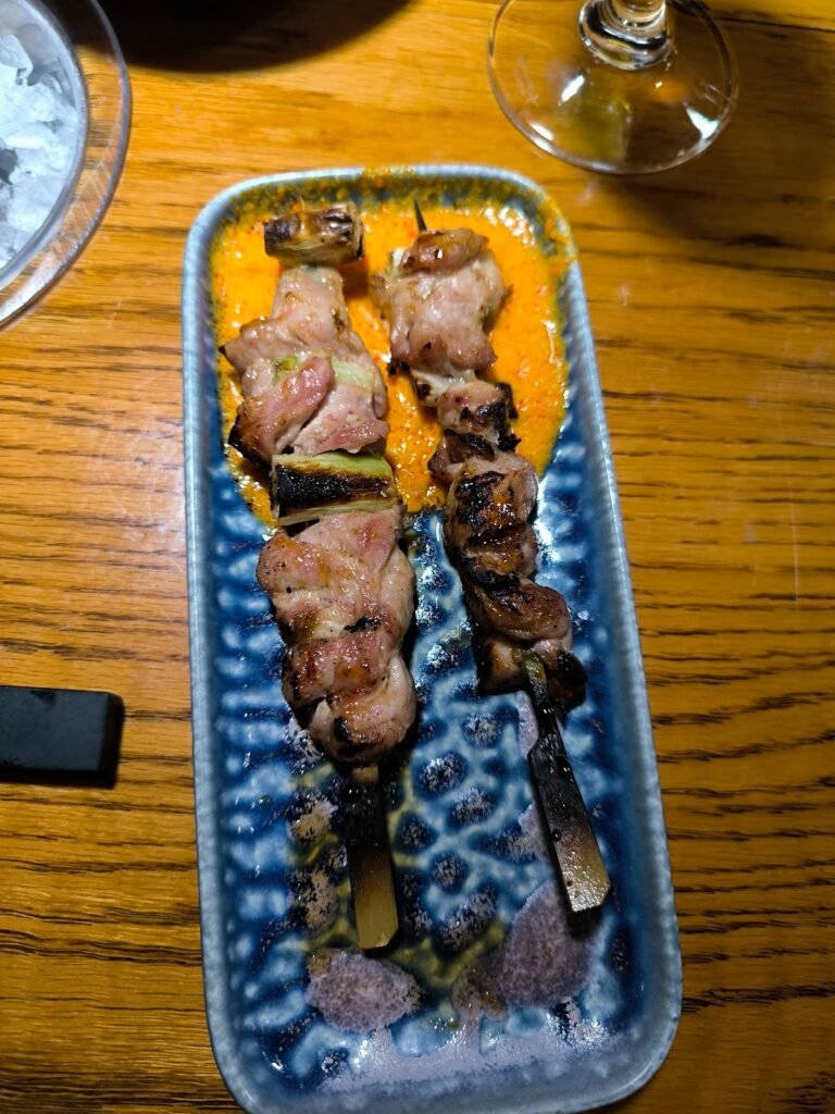 grilled chicken thigh with aji amarillo