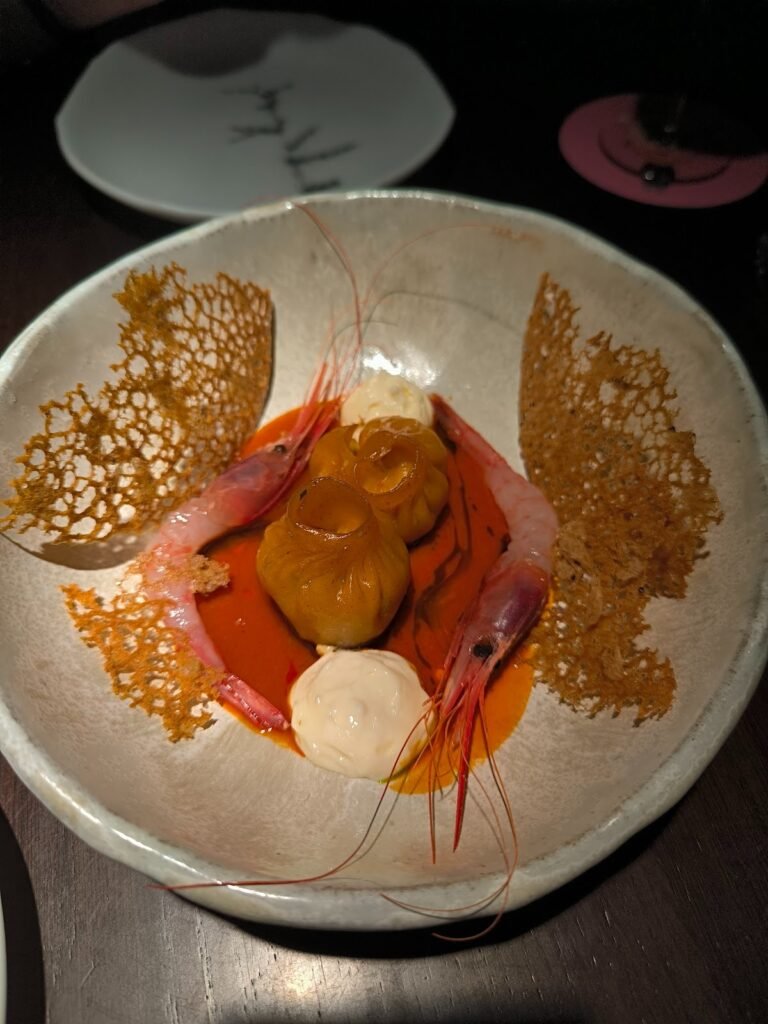 Ravioxo - prawn with warm mayo