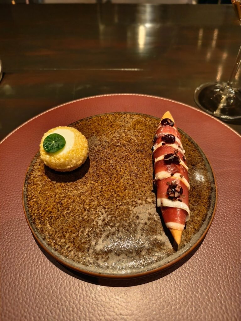 Hervé - duck and pani puri