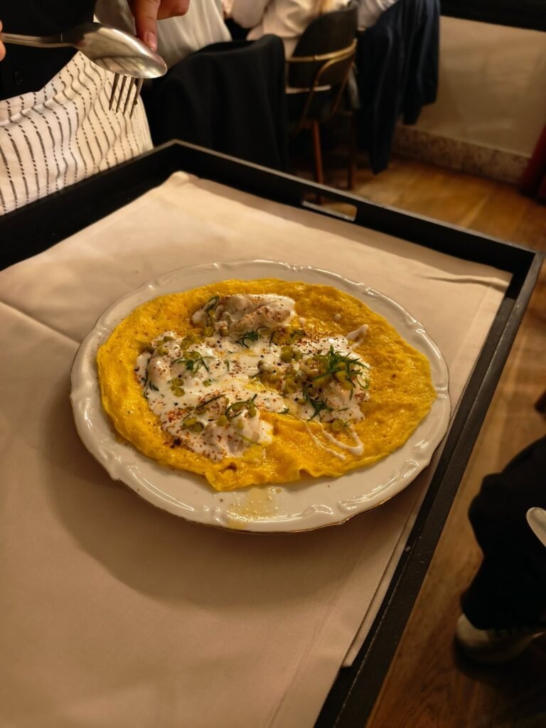 Varra - tortilla with pil pil cod