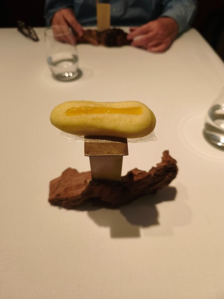 Disfrutar - frozen passion fruit mojito ladyfinger