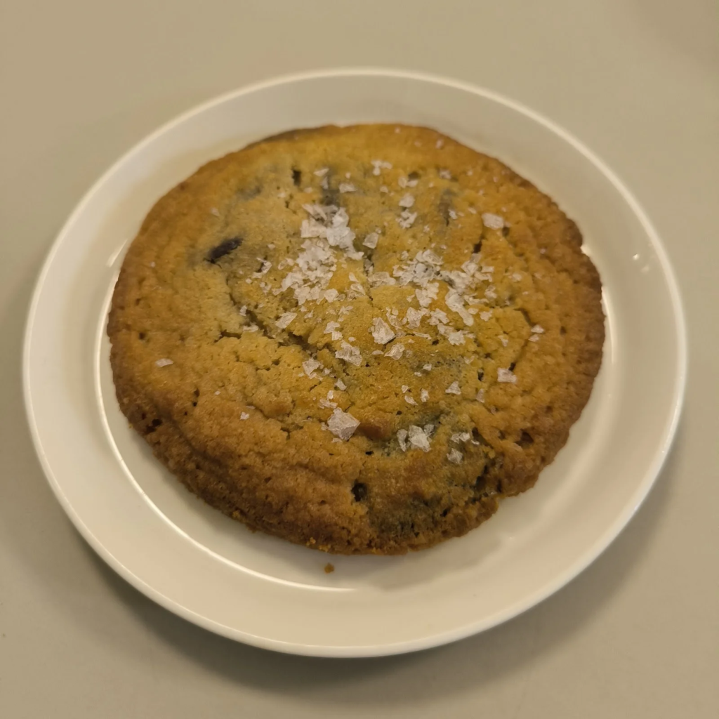 Chocolate and tahini cookie