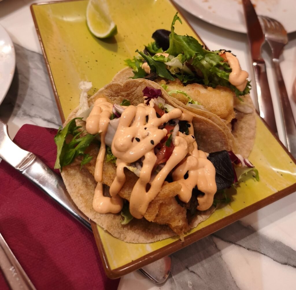 Los Aguachiles - shrimp tacos