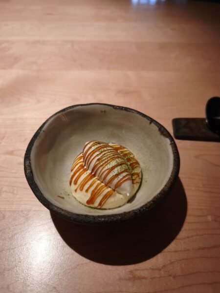 Smoked room madrid - Ice cream with soy caramel