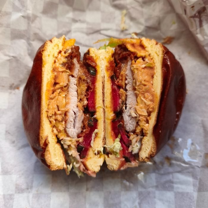 Poyo Club chicken sandwich Poyo Club chicken sandwich