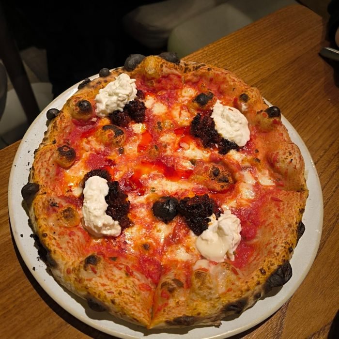 Pizza sobrasada Pizza sobrasada